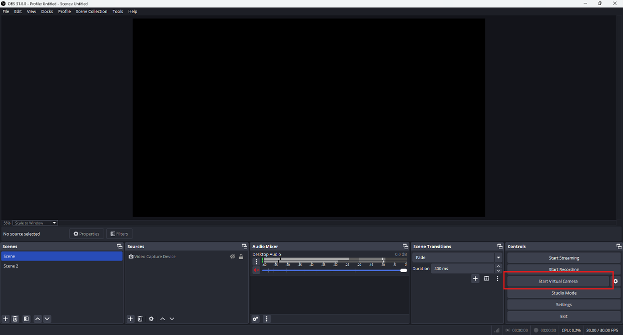 start camera